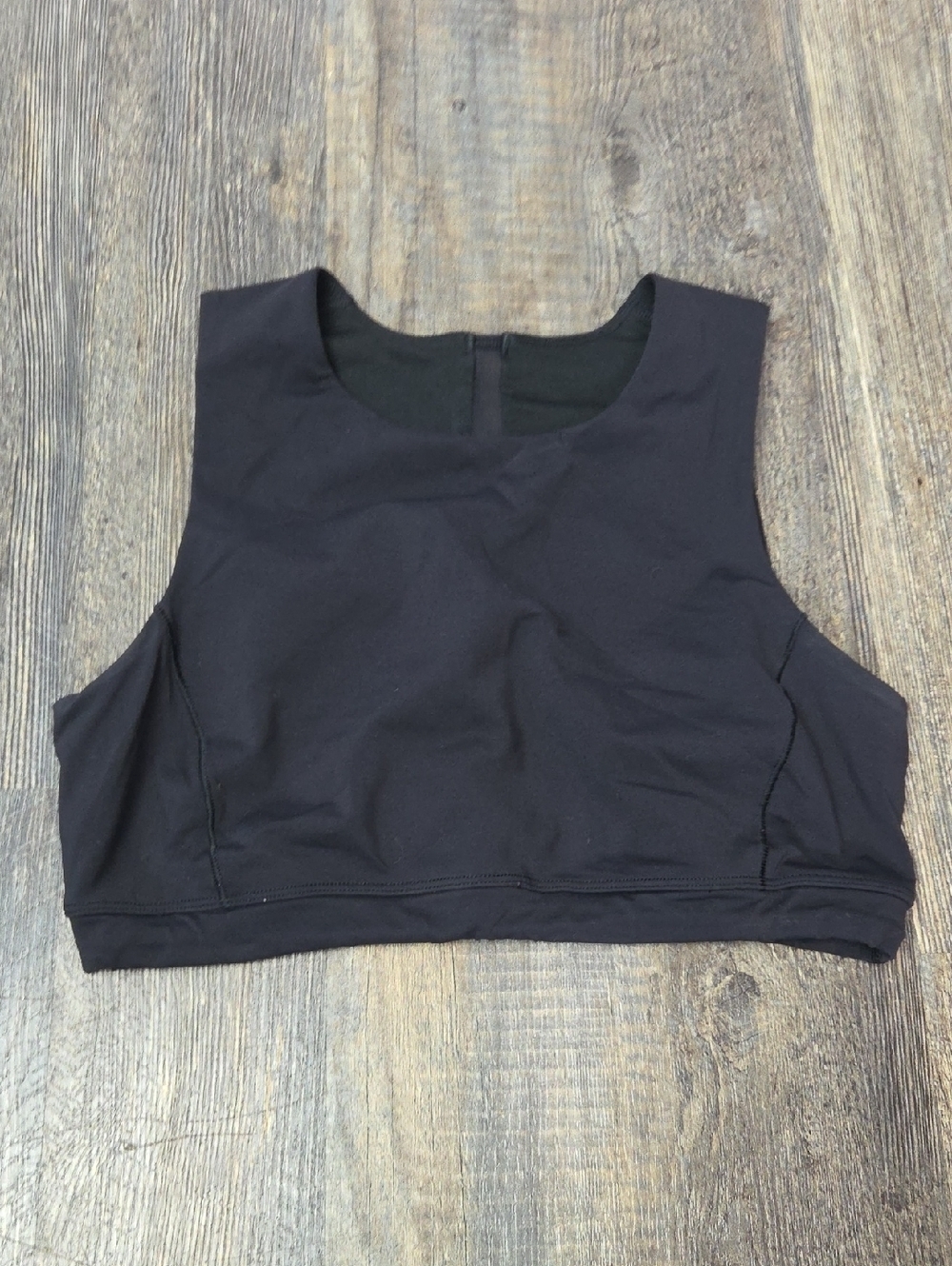 lululemon athletica Black High-Neck Cropped Sports Bra